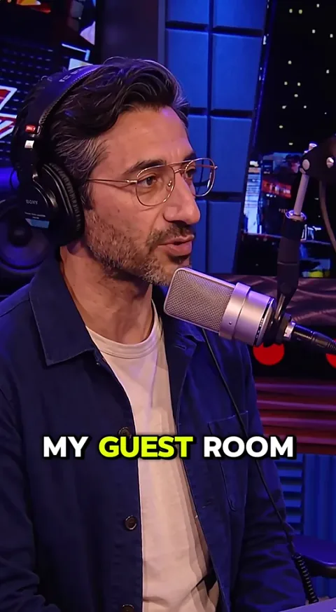 Shot 12 in the finished ad: Host 1 explains the guest room